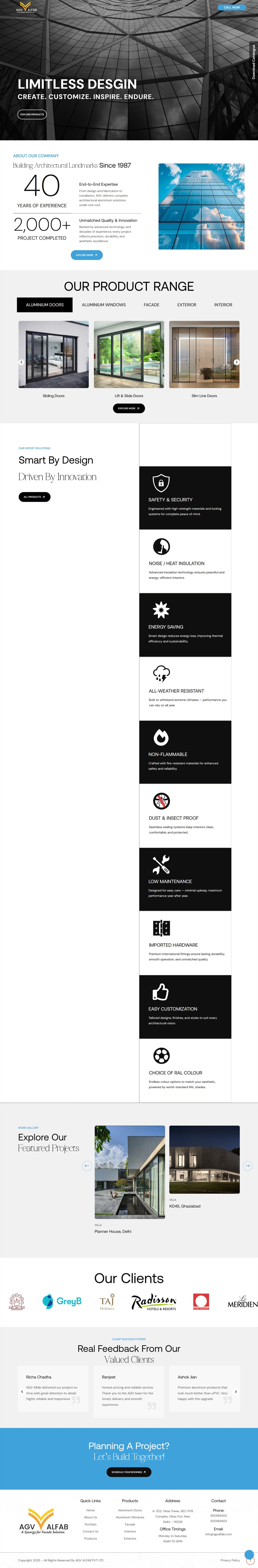 AGV Alfab website preview