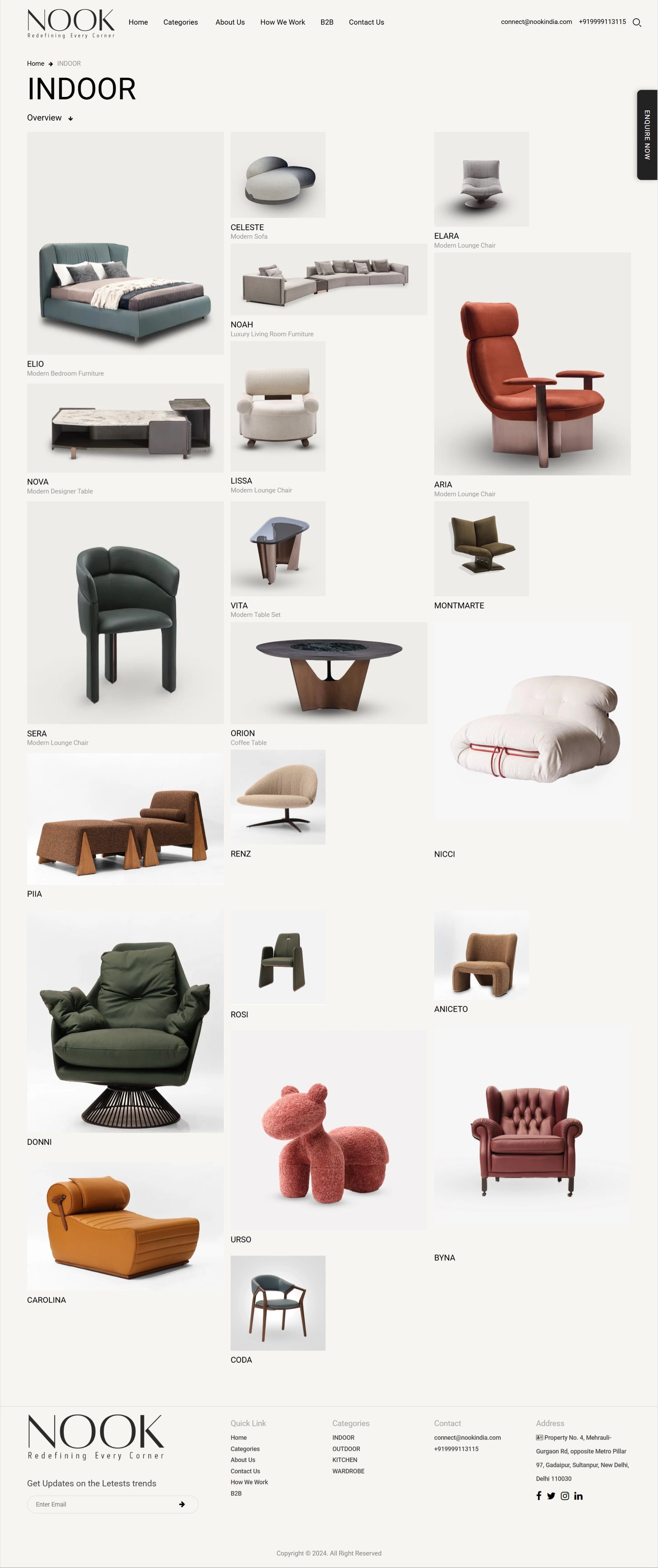 Nook India website preview