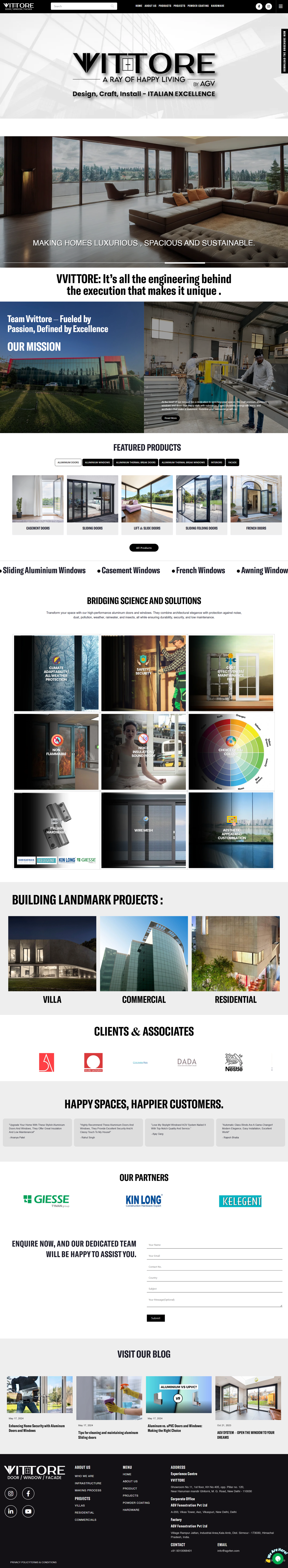 Vvittore website preview